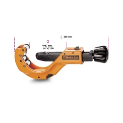 vendita online Tagliatubi telescopico per rame 67 mm. art.338 Giratubi - Tagliatubi - Frese Per Sbavare E Smussare Tubi Beta